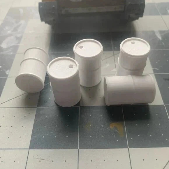 5 Pack Barrels Sci Fi Industrial 28mm