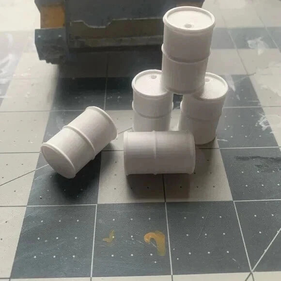 5 Pack Barrels Sci Fi Industrial 28mm